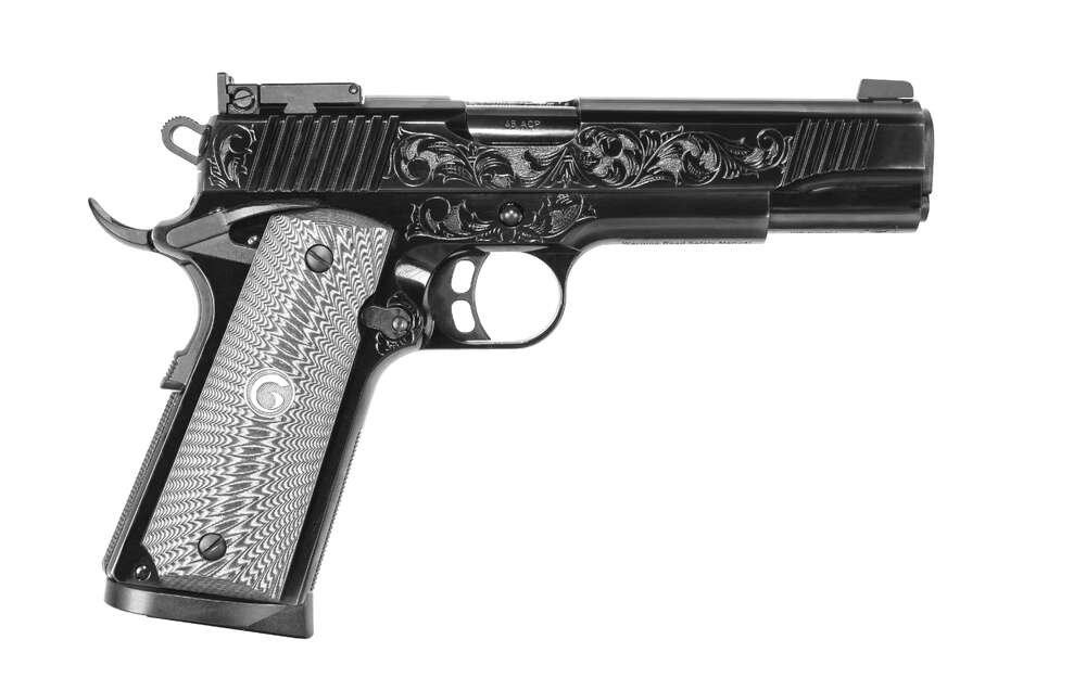 Handguns European American Armory MC1911 Match Lux 45ACP MC1911 MATCH LUX 45ACP BLK 5" • BLACK CHROME